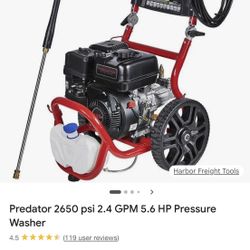 Predator Power Washer!!!