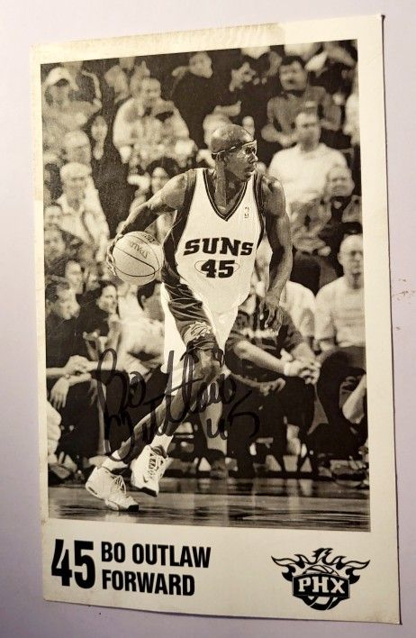 Bo OUTLAW  PHOENIX SUNS  SIGNED PICTURE 