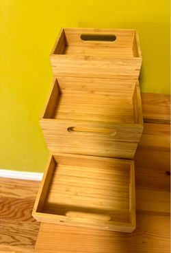 Bamboo Storage Organizer