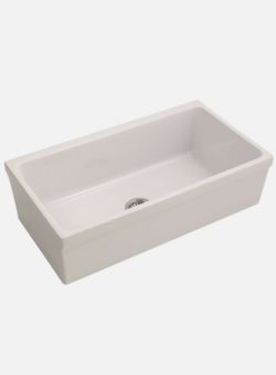 Barclay FSSB1004-BQ Hinton 36" Single Bowl Fireclay Farmer Sink - Bisque