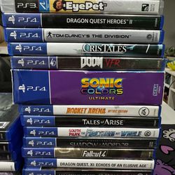 Selling PlayStation Game Lot 