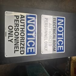 Notice Signs