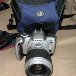 Canon EOS Rebel Ti SLR 35mm Film Camera, Zoom Lens EF28-90mm 1:4-5.6 58mm &Strap
