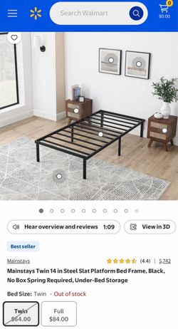 Steel Slat Bed Frame