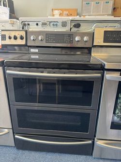 Samsung double oven electric stove // Black Stainless steel  