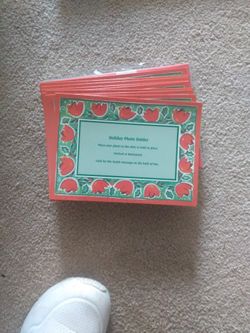 Set Of Photo Card Holder 