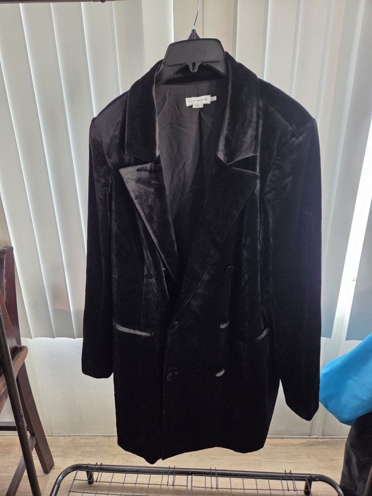 Good American Velvet Jacket
