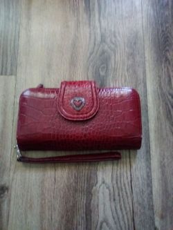 Brighton's Rubi red wallet