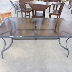 Outdoor Glass Table 