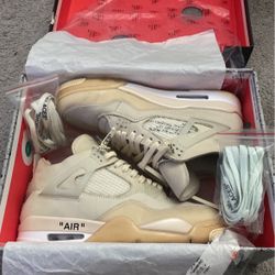 Off White Jordan 4 Sail 