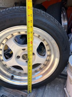 4 set rims and tires falken