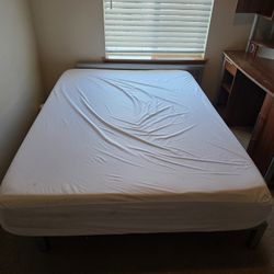 Queen Bedframe And New Matress