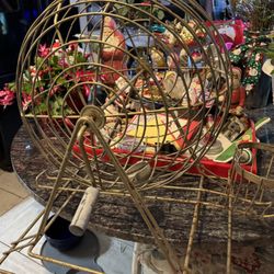 Vintage Large Bingo Cage.