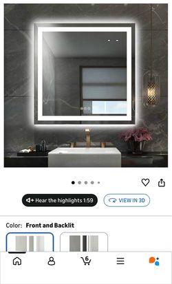 light up mirror