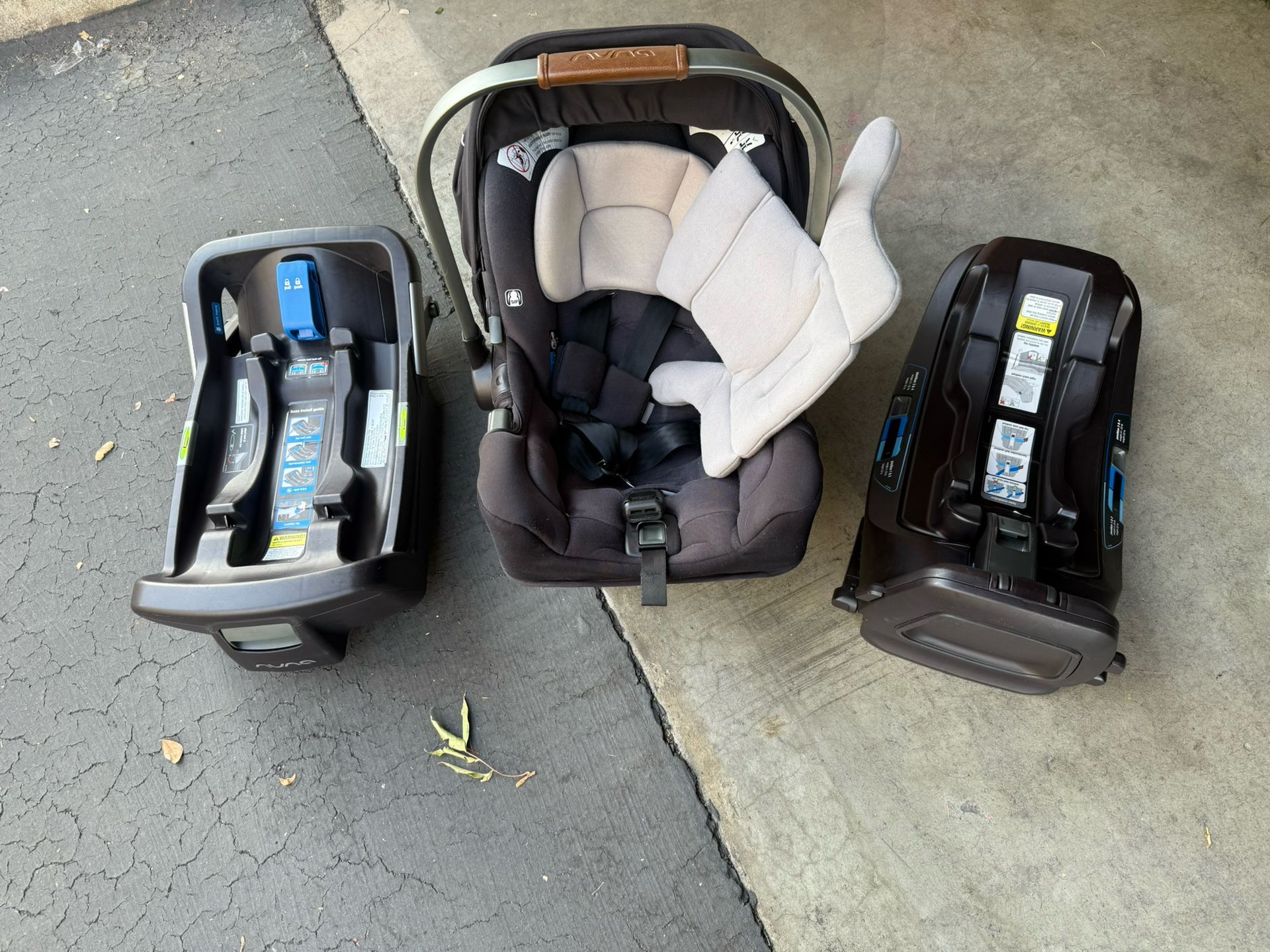 Nuna Pipa RX Infant Car Seat And 2 Bases