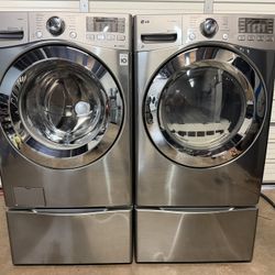 VERY NICE  LG WASHER AND ELECTRIC DEYER SET EXCELLENT WORKING CONDITIONS 