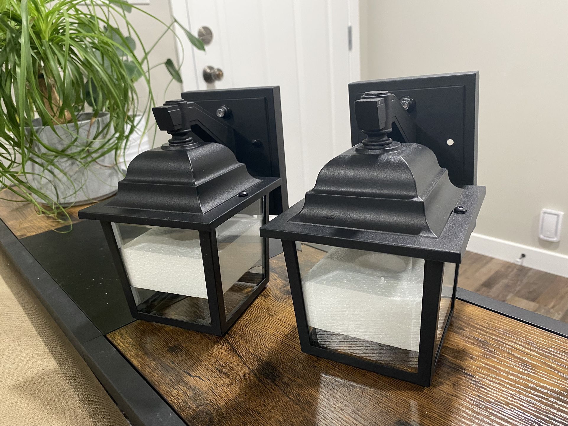 Outdoor Light Fixture With Light Bulbs
