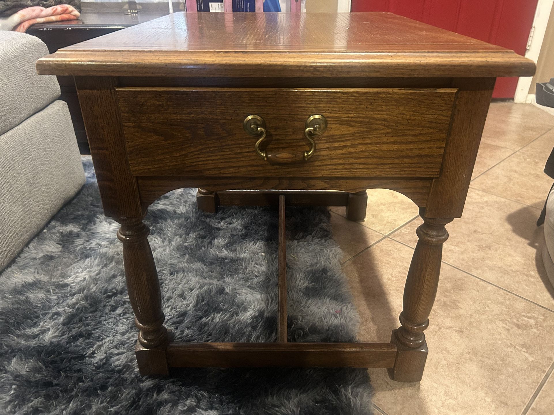 mersman tables somers corporation wood side/end table