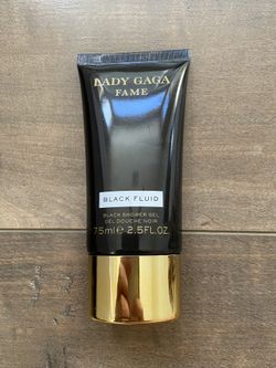 New Discontinued Lady Gaga Fame Black Fluid Shower Gel