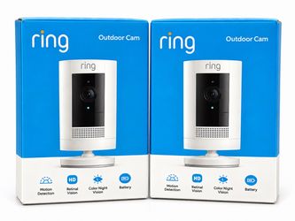 Ring Outdoor Cam – 2-Pack, New in Box the For Sale.