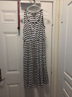 Medium black white dress