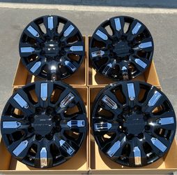 20” GMC Denali Sierra 2500HD OEM Wheels Gloss Black