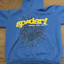 blue spider hoodie