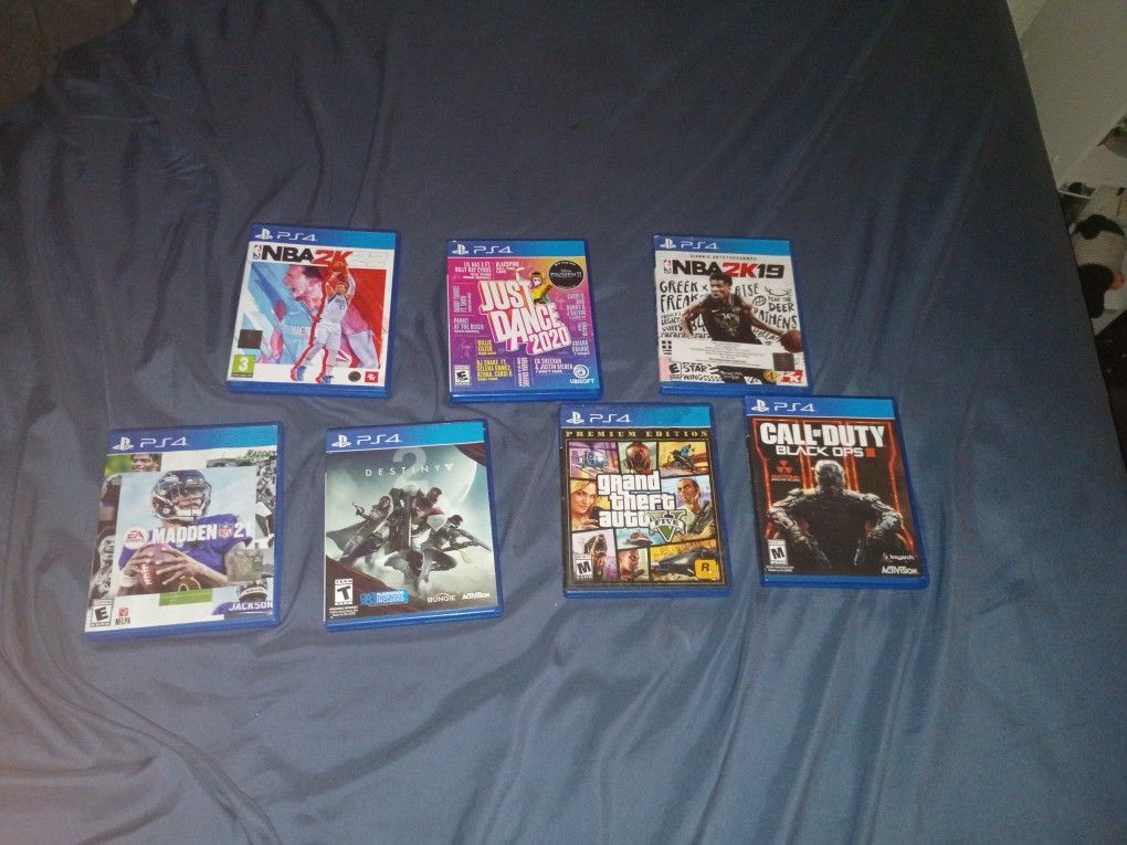 PS4 Games (PRICE IN DESCRIPTION)