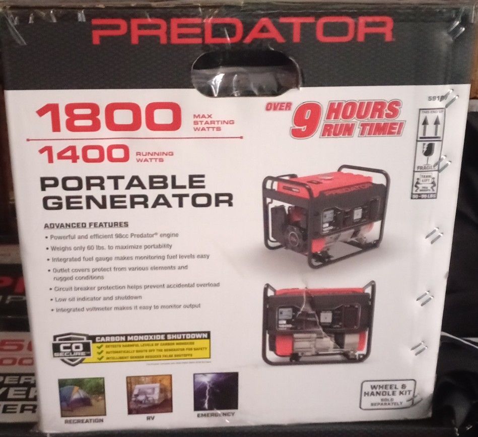 Predator 1800 Portable Generator
