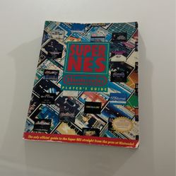 super nes Nintendo player's guide