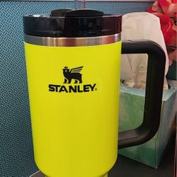 Brand New 40 OZ Neon Yellow Stanley