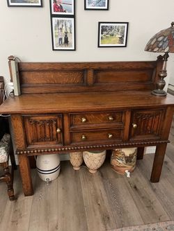 Oak desk