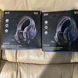 2 Bluetooth Gaming Headsets 
