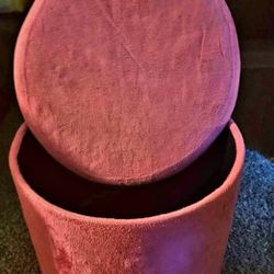 Pink Ottoman 
