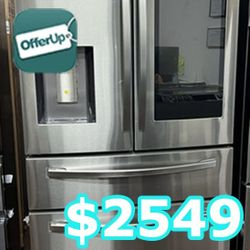 NEW Samsung Tablet Refrigerator FAMILY HUB 4Door - NO dents NO scratches

