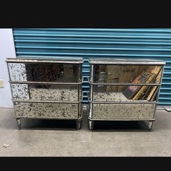Set Of Two Mirrored Dressers Anthropologie  