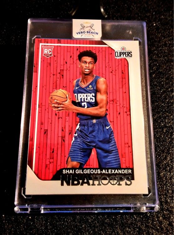 Shai Gilgeous Alexander 2018-19 NBA Hoops RC! OKLAHOMA CITY THUNDER NBA