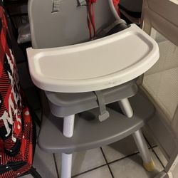 Grey High Chair 