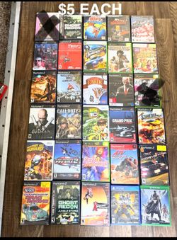 Video games $5 & $10  swipe ⬅️ to see more pictures not tested too many games to test all