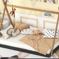 Toddler Bed and Tire Car storage