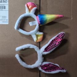 Bunny Ears Or Rainbow Unicorn Ears