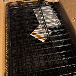 Small Folding Dog Metal Crate,Single Door 