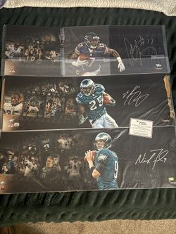 Nick Foles, Lesean McCoy, Alshon Jeffery Autos