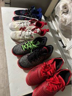 Selling 4 pairs of authentic men's basketball shoes. Cleaned up and ready to play