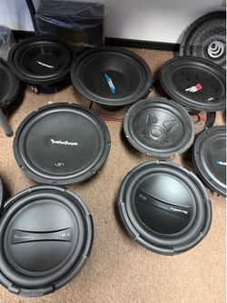 Used 10’s 12’s subwoofers different prices each