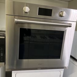 WOLF 30”WIDE SINGLE WALL OVEN BUILT IN STAINLESS STEEL 