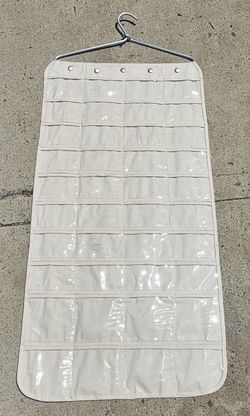 32 Dual Sided Jewelry Holders On Hangers Lot