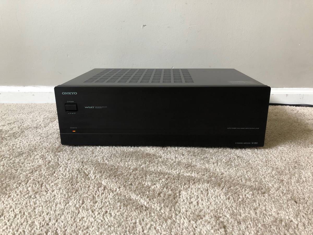 Onkyo M-282 Home Stereo Power Amplifier Amp