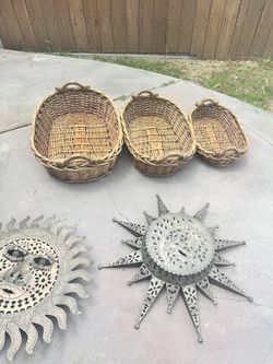 Wooden Basket Set