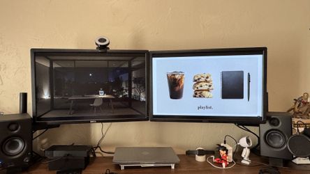 Dell U2412M Dual 24” Monitors